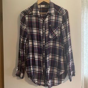 Nordstrom - Abound blue white and red flannel